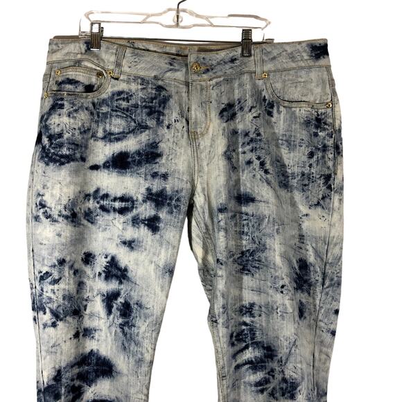 Coogi Women's Capri Jean Pants Size 20W Tie Dye = V - Picture 6 of 11